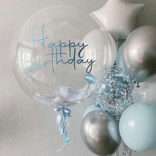 Helium balloons and foils